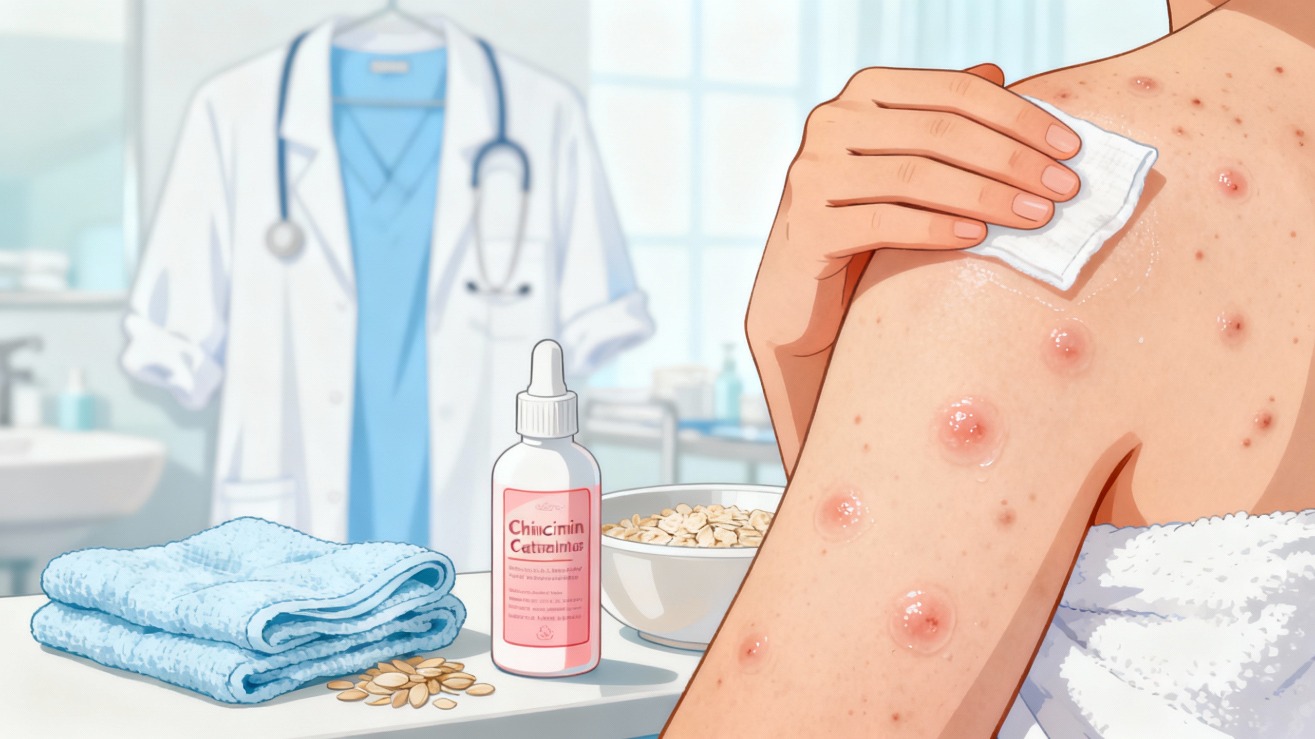 Featured image for Healing Troublesome Blisters: Best Practices for Chickenpox Care